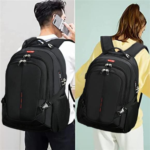 Travel Laptop Backpack Anti-Theft Bag with usb Charging Port and Password Lock - Picture 7 of 8